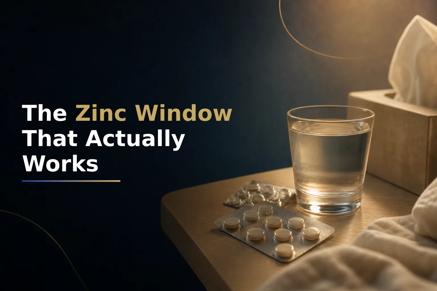Zinc Dosing Windows for Active Infection: What the Research Actually Says About When to Start and Stop