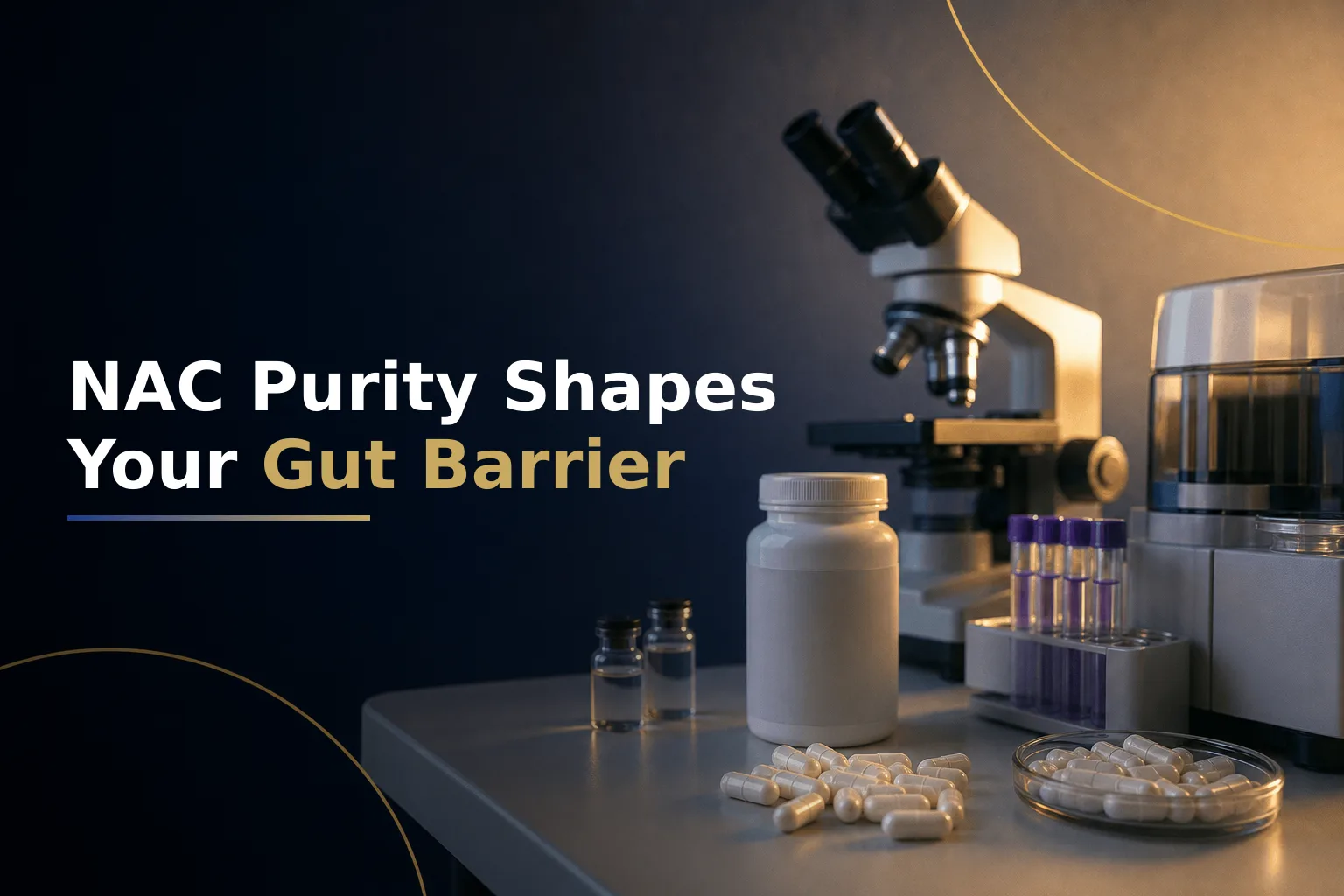 How NAC Manufacturing Purity Shapes Gut Barrier Function