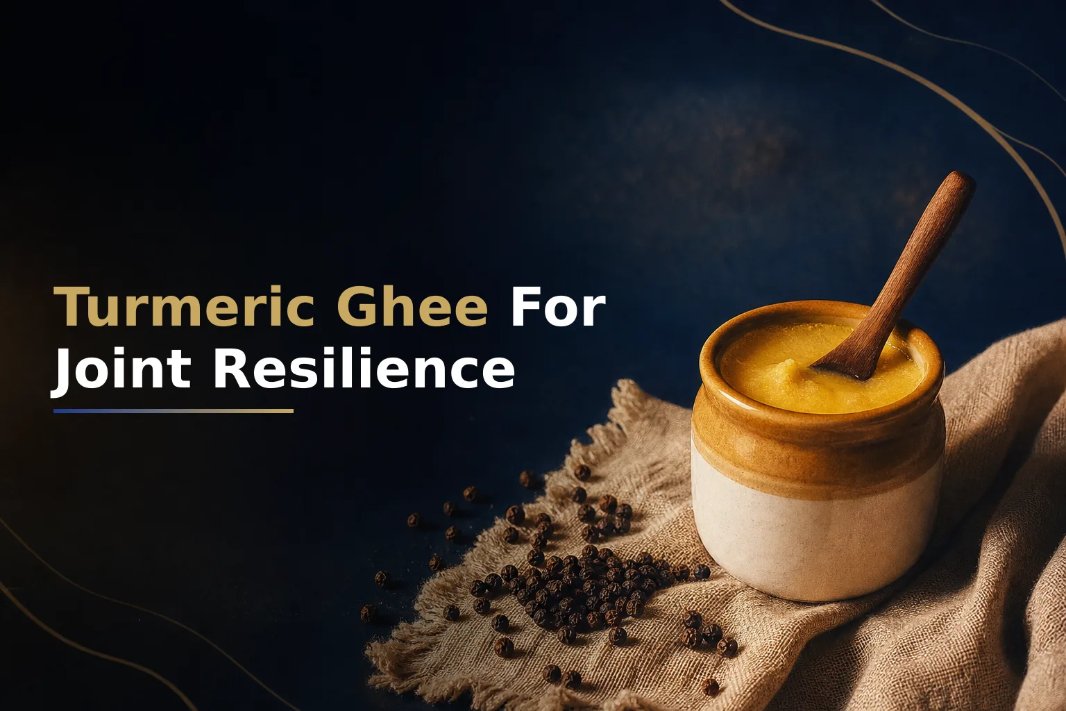 Turmeric Ghee with Black Pepper: A Simple Recipe to Maximize Curcumin Absorption for Joint Resilience