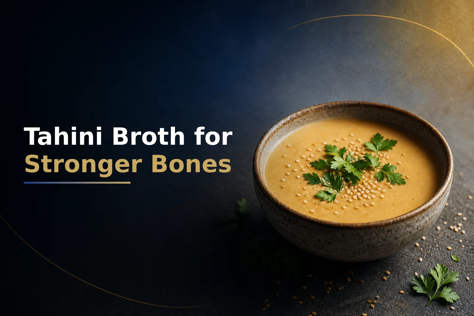 Sesame Tahini and Bone Broth: A Recipe to Maximize Calcium and Copper Absorption for Bone Density