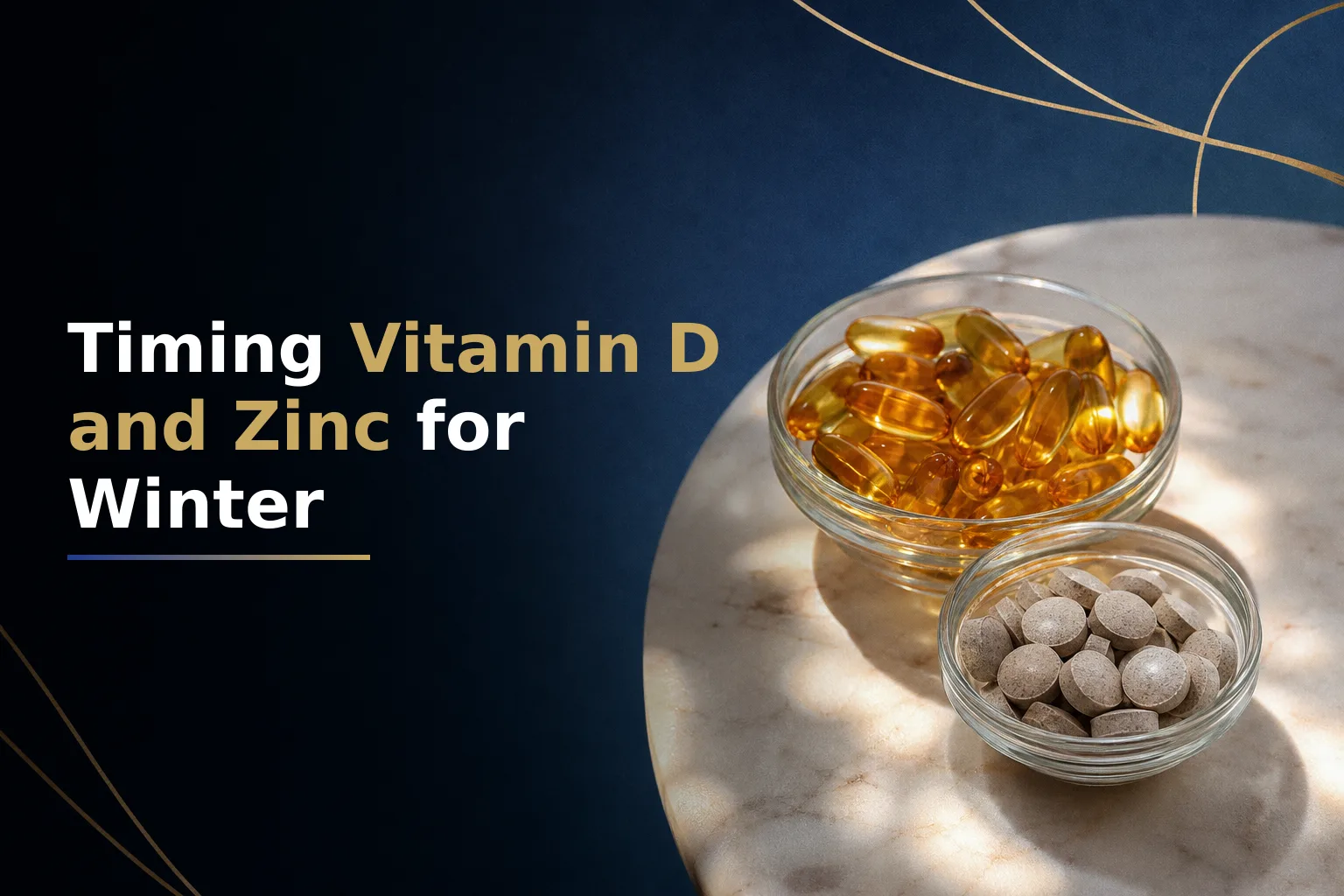 How to Actually Time Vitamin D and Zinc Supplementation for Winter Immunity: Dosing Windows, Spacing, and When to Stop