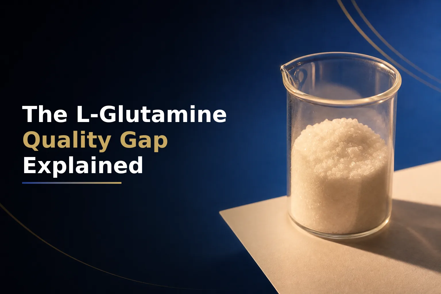 Why L-Glutamine Quality Varies So Much: Fermentation Standards, Bioavailability, and What Your Dose Actually Achieves