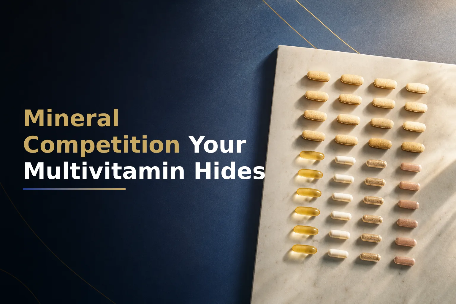 Mineral Competition in Multivitamins Shapes What You Absorb