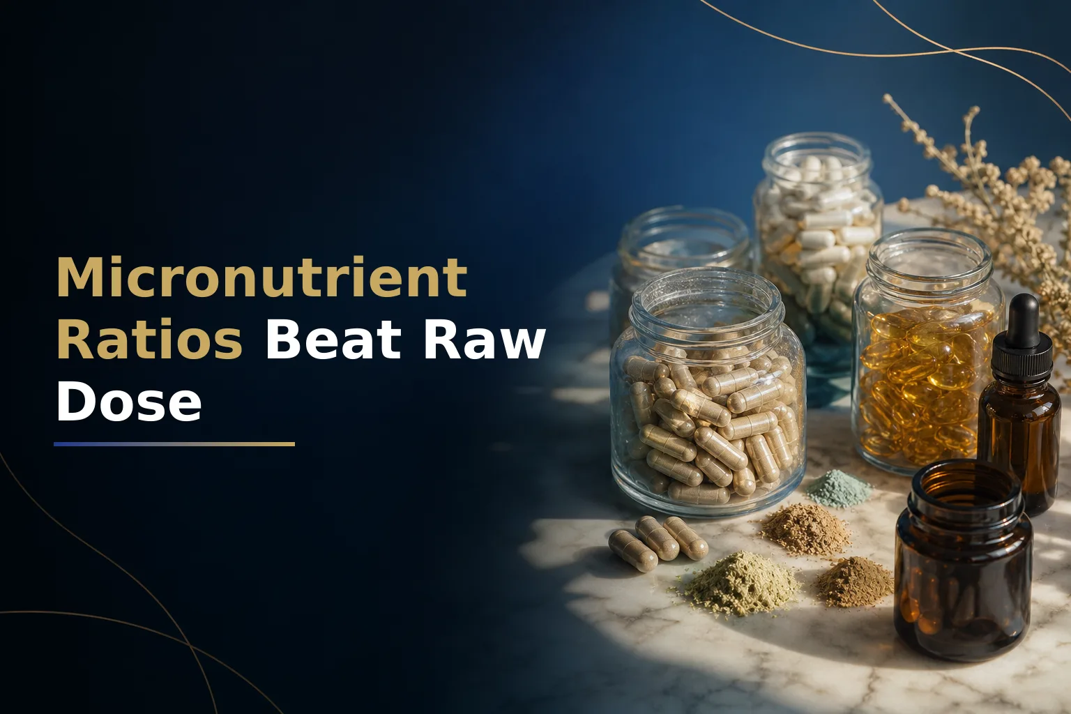 Why Micronutrient Ratios Matter More Than Dose