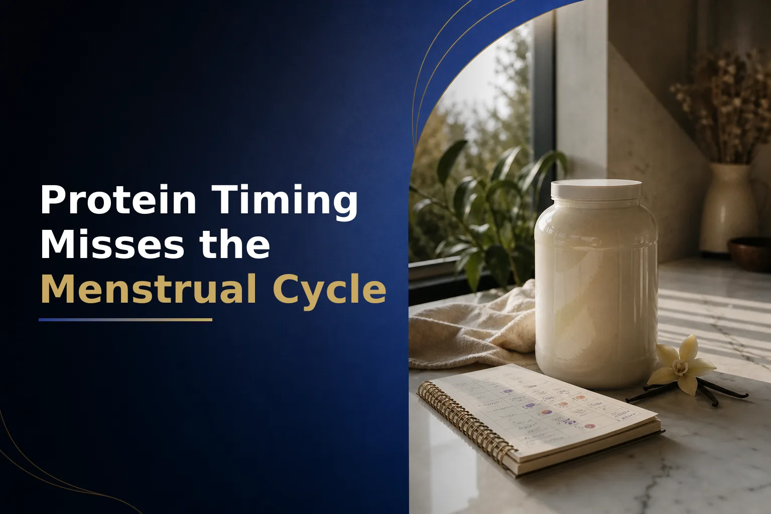 The Menstrual Cycle Gap in Standard Protein Timing