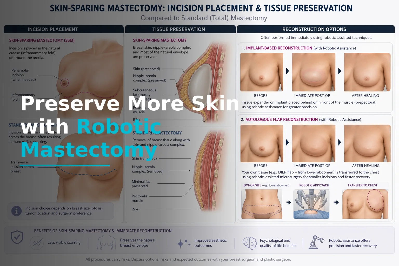 Skin-Sparing Mastectomy with Robotic Surgery: UK Patient's Guide to Cosmetic Preservation and Reconstruction in India