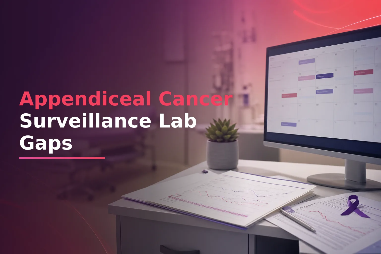Lab Monitoring Gaps in Appendiceal Adenocarcinoma Clinics